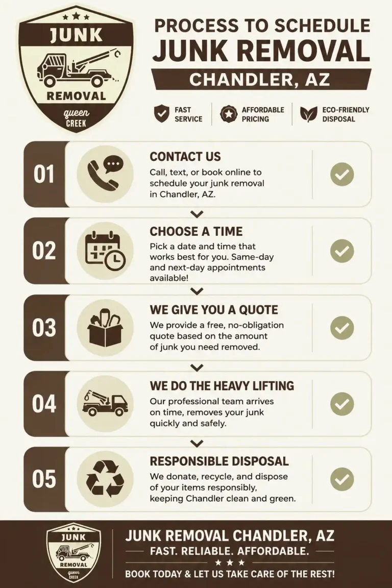 Junk removal process in Chandler